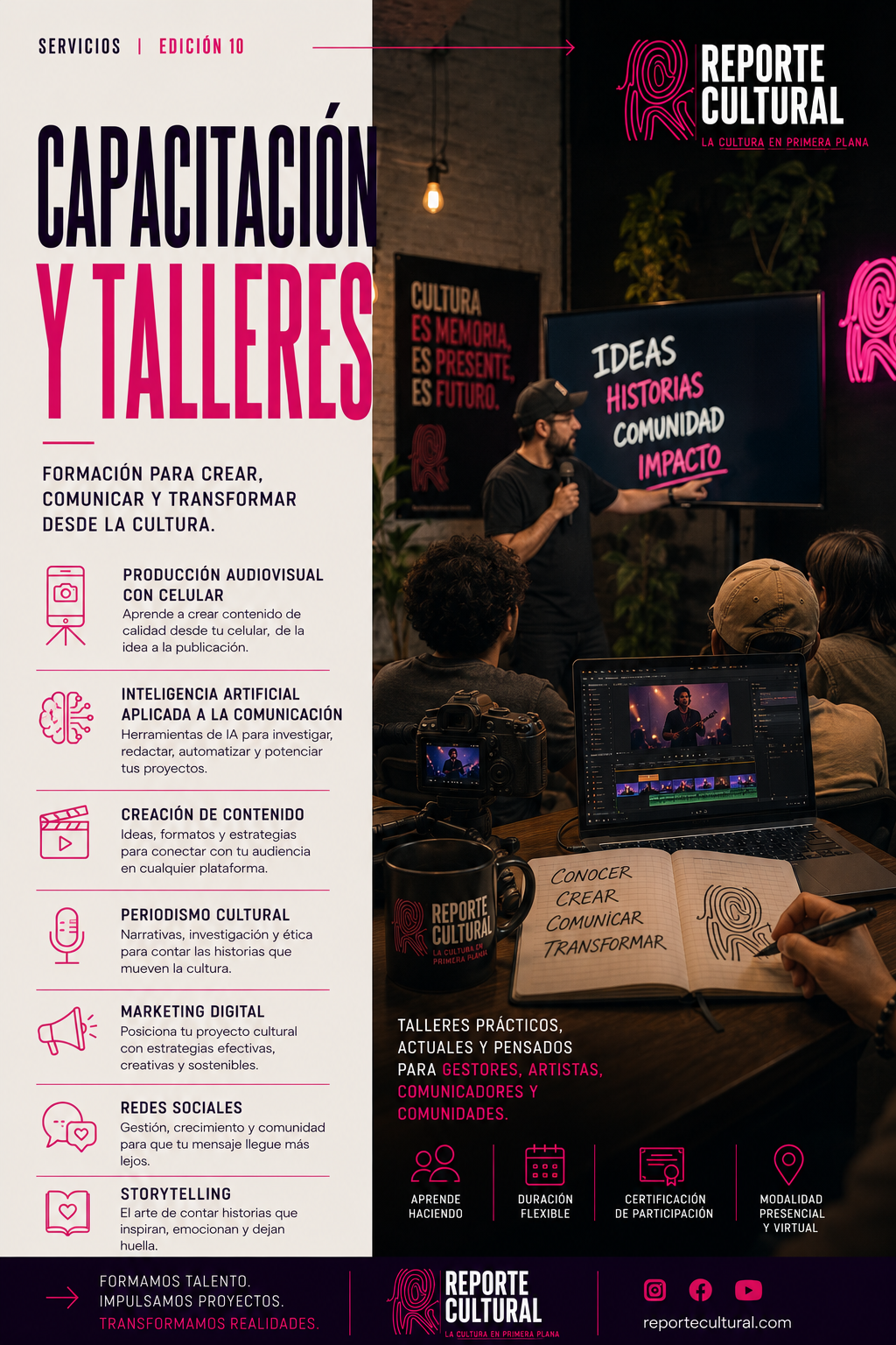 capacitacion reporte cultural