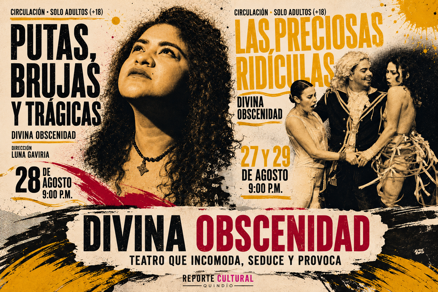 Divina Obscenidad Teatro: «el erotismo en escena es una posición política»