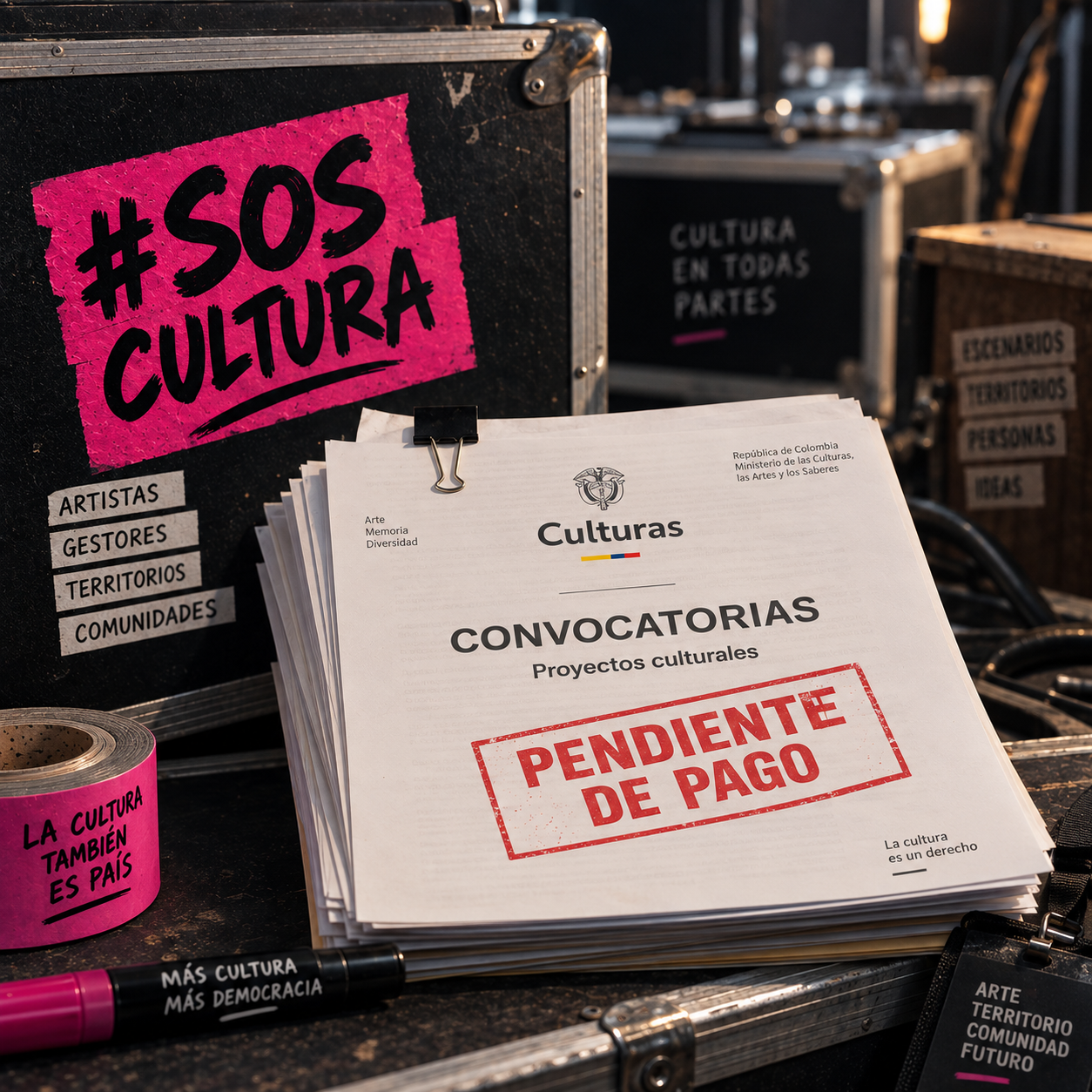 $106.847 millones sin desembolsar: crece el reclamo de artistas y gestores culturales