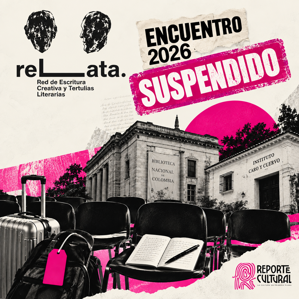 Relata cumplió 20 años y el Ministerio de Cultura  «suspendió» su encuentro