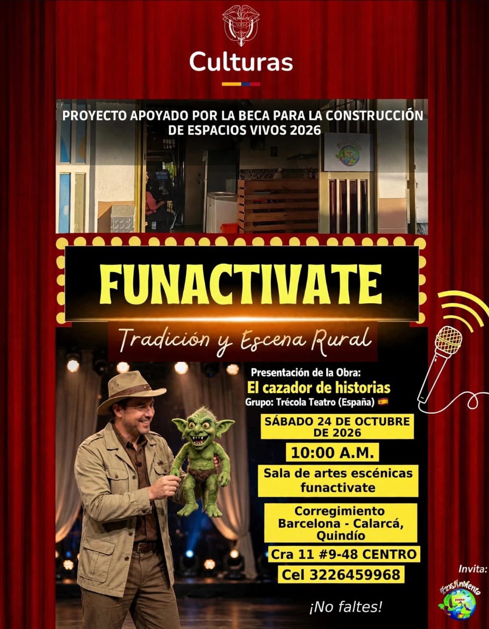 «El cazador de historias», de Trécola Teatro · Sala Funactivate